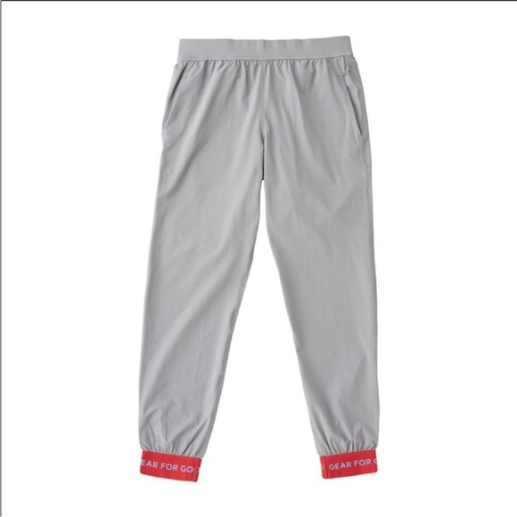 cotopaxi Pants - COTOPAXI Ara Jogger Pants Grey Red Comfy Sporty XL